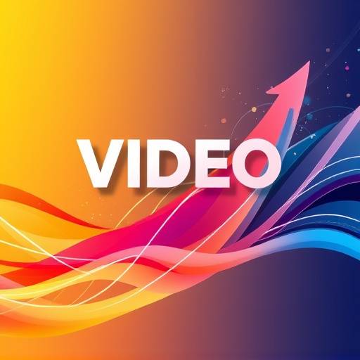 Grafico astratto che rappresenta la crescita e l'innovazione nel settore video