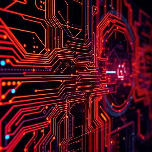 Un'animazione fluida di circuiti digitali e dati